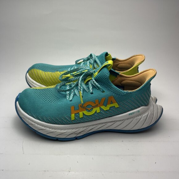 Hoka One Carbon X 3 Women’s Size 6.5 US ‘ceramic/primrose’ Running Shoes - Picture 3 of 13